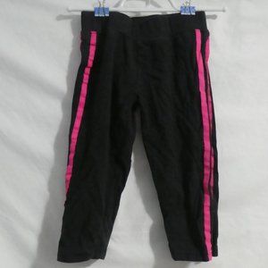 LIMONNANA KIDS | size 12 months | Black Exercise Pants With Pink Stripes